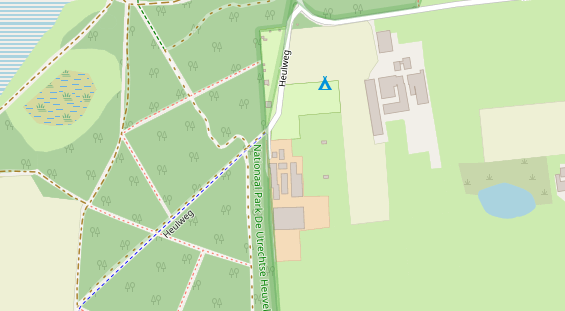 Stellplatz auf Satellitenbild