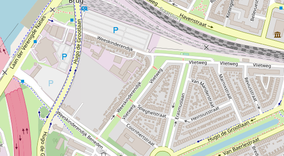 Stellplatz auf Satellitenbild