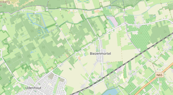 Aire camping-car sur la carte