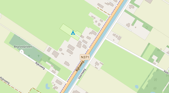 Stellplatz auf Satellitenbild