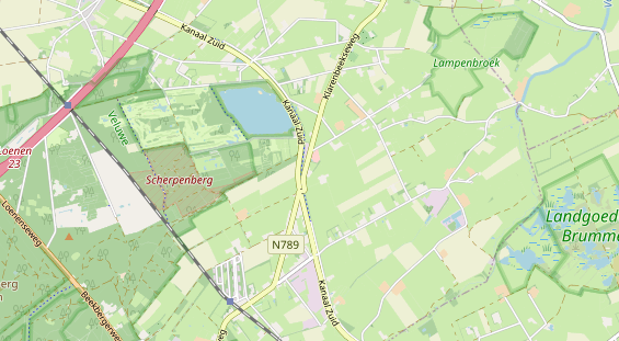 Aire camping-car sur la carte