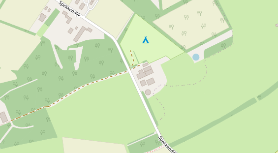 Stellplatz auf Satellitenbild