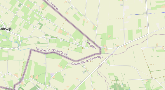 Area di sosta per camper sulla carta