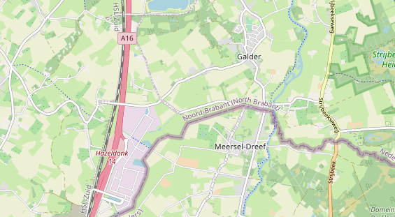 Area di sosta per camper sulla carta