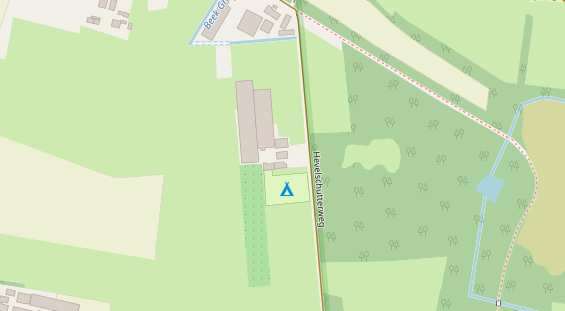 Stellplatz auf Satellitenbild