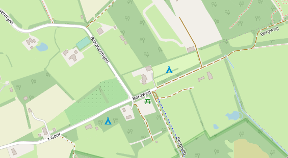 Stellplatz auf Satellitenbild