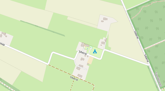 Stellplatz auf Satellitenbild