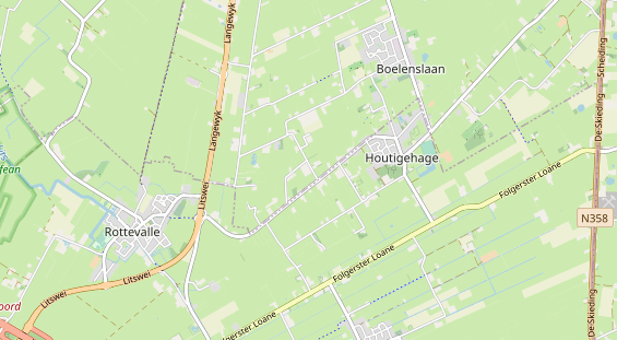 Aire camping-car sur la carte