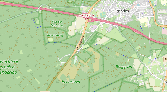 Area di sosta per camper sulla carta