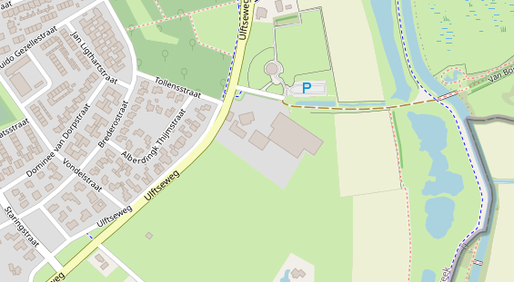 Stellplatz auf Satellitenbild