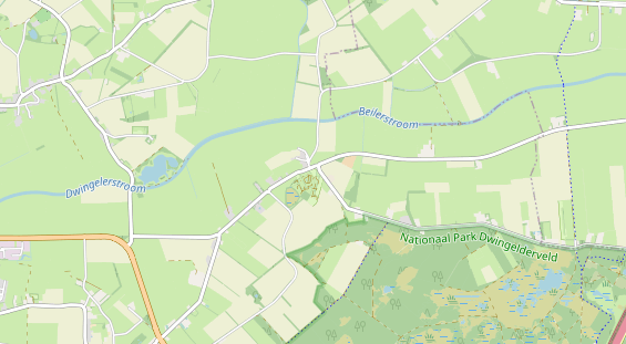 Aire camping-car sur la carte