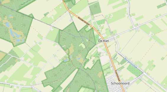 Area di sosta per camper sulla carta