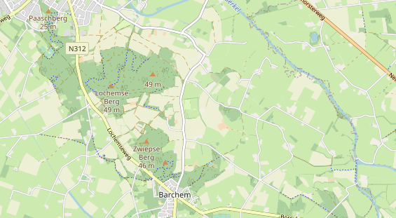 Area di sosta per camper sulla carta