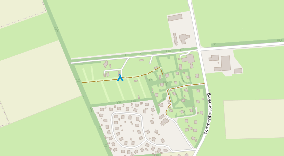 Stellplatz auf Satellitenbild