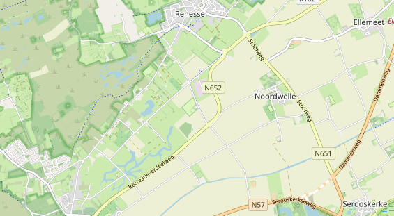 Área para autocaravana en la tarjeta