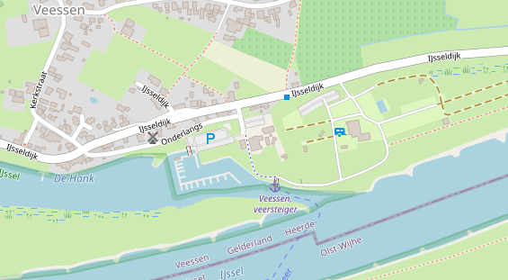 Stellplatz auf Satellitenbild