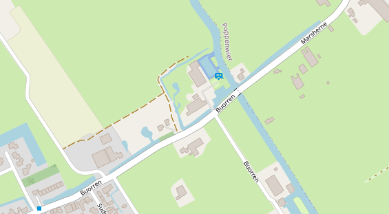 Stellplatz auf Satellitenbild