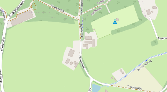 Stellplatz auf Satellitenbild