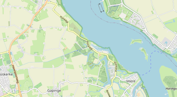 Área para autocaravana en la tarjeta