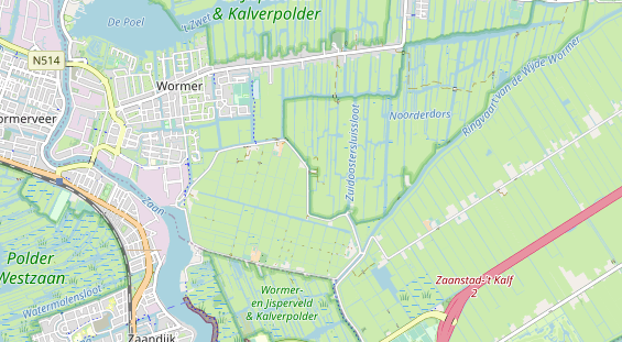 Aire camping-car sur la carte