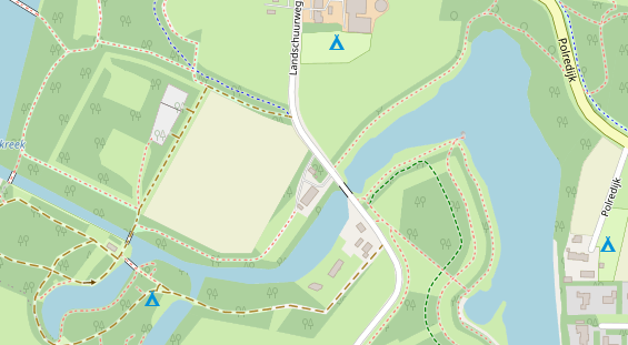 Stellplatz auf Satellitenbild