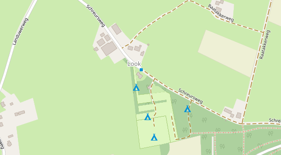 Stellplatz auf Satellitenbild