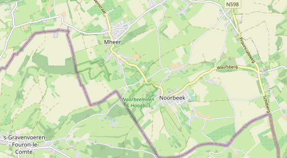 Area di sosta per camper sulla carta