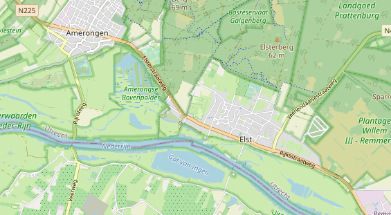 Area di sosta per camper sulla carta