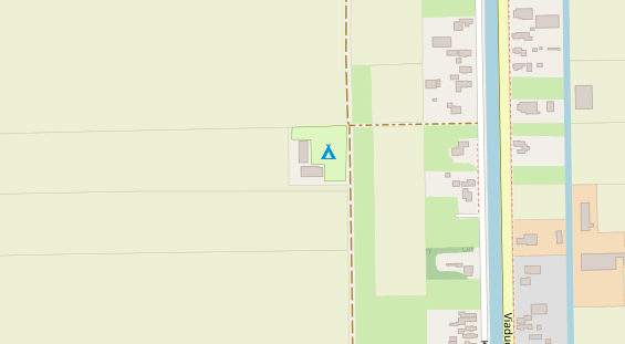 Stellplatz auf Satellitenbild