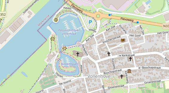 Stellplatz auf Satellitenbild