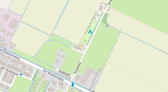 Stellplatz auf Satellitenbild