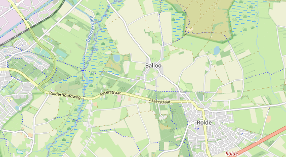 Area di sosta per camper sulla carta