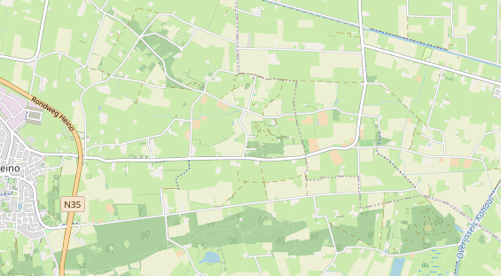 Aire camping-car sur la carte