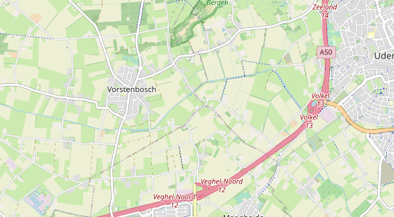 Aire camping-car sur la carte