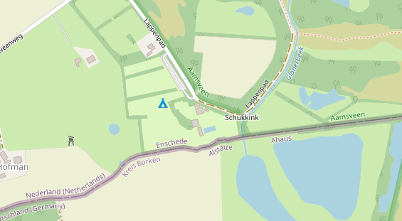 Stellplatz auf Satellitenbild