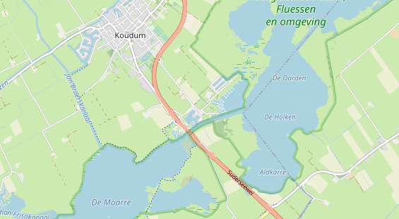 Aire camping-car sur la carte