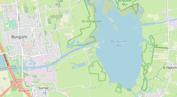 Área para autocaravana en la tarjeta