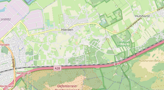 Aire camping-car sur la carte