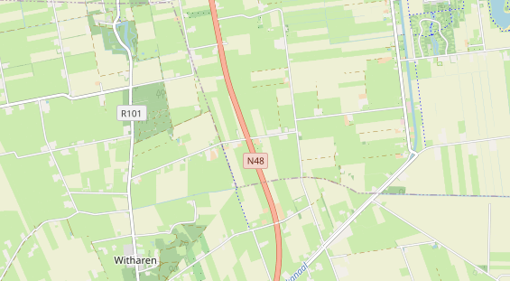 Area di sosta per camper sulla carta