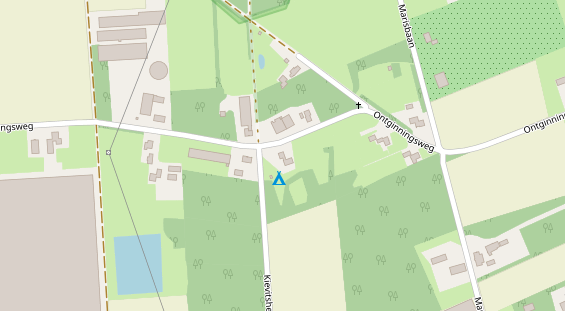 Stellplatz auf Satellitenbild