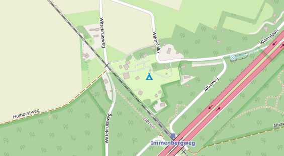 Stellplatz auf Satellitenbild