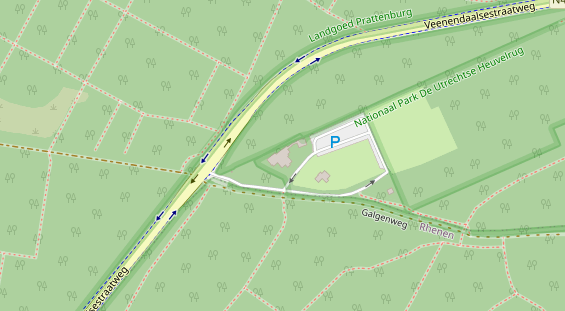 Stellplatz auf Satellitenbild