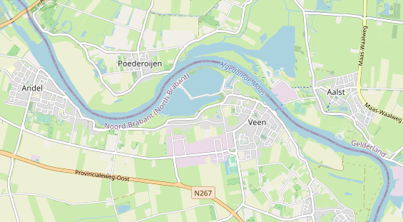 Aire camping-car sur la carte