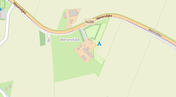 Stellplatz auf Satellitenbild