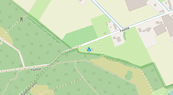 Stellplatz auf Satellitenbild