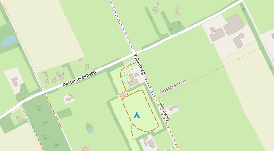 Stellplatz auf Satellitenbild