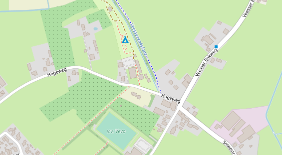 Stellplatz auf Satellitenbild