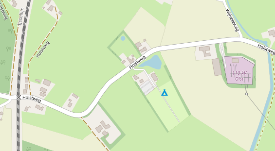 Stellplatz auf Satellitenbild