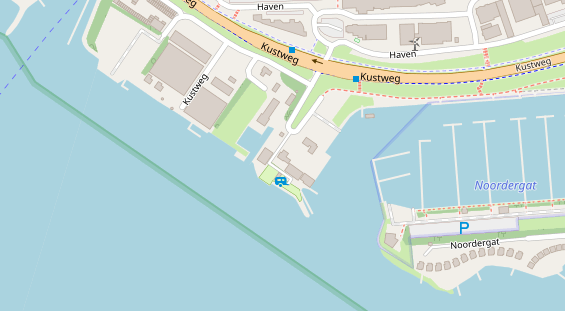 Stellplatz auf Satellitenbild