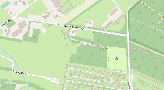 Stellplatz auf Satellitenbild